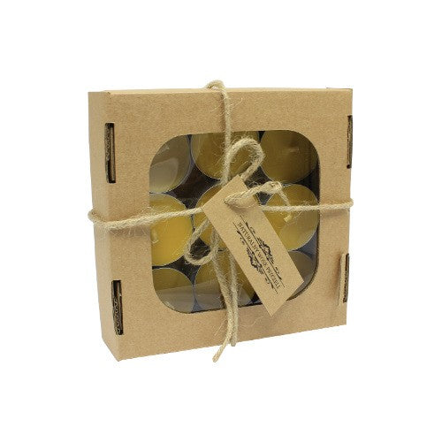 Świeca z wosku pszczelego - podgrzewacz mały - zestaw 9szt.