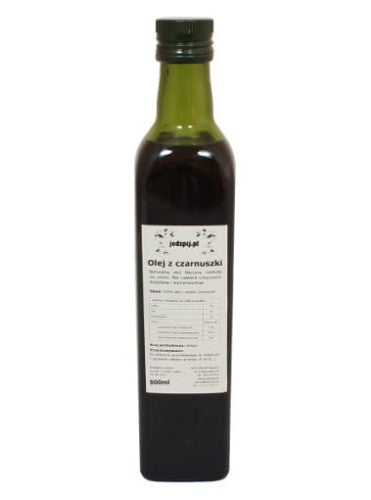 Olej z czarnuszki 500ml -tłoczony na zimno -jedzpij