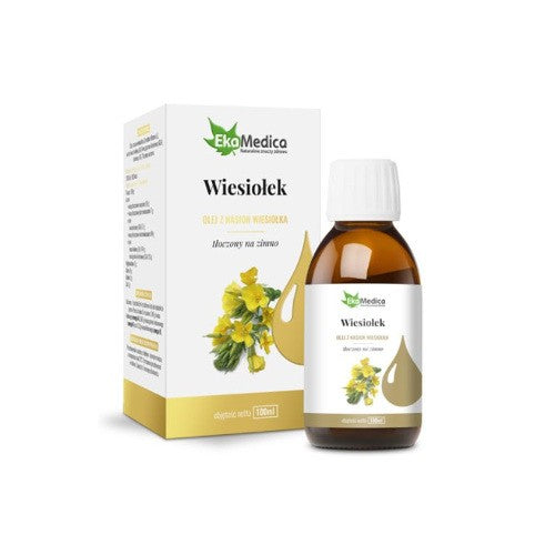 Olej z wiesiołka 100ml tłoczony na zimno - ekamedica
